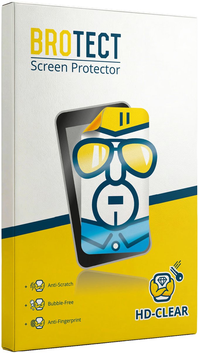 BROTECT - Screenprotector voor Kobo Aura One - Folie Beschermfolie transparant 2 Stuks van BROTECT — afbeelding 3