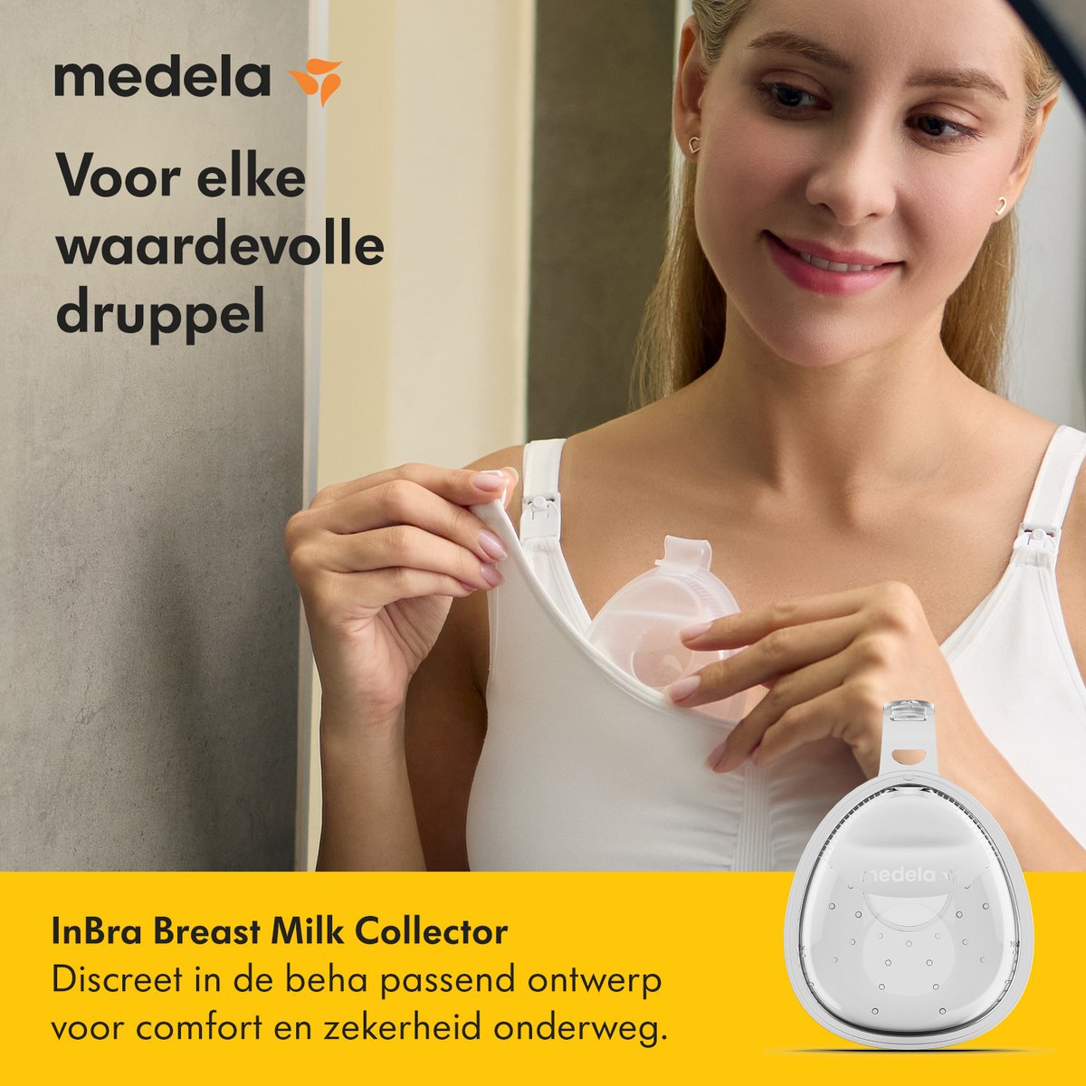 Medela In-bra Breast Milk Collector - Vangt Moedermelk Op thumbnail 2