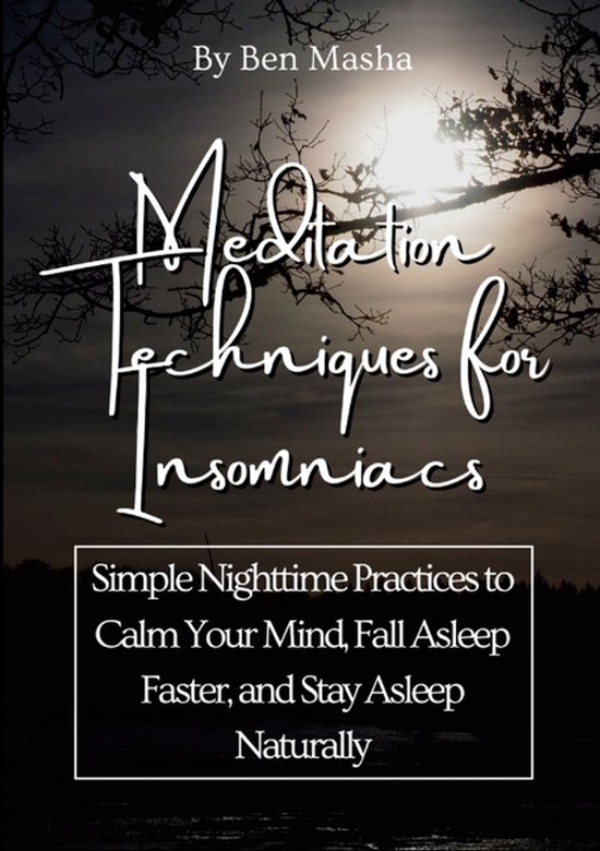Meditation Techniques for Insomniacs - cover