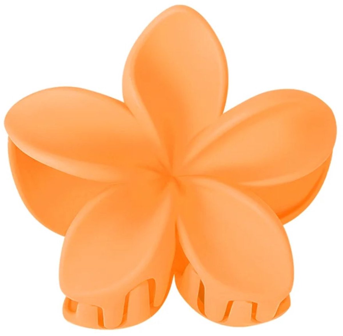 Haarspullen - Haarklem Bloem Oranje