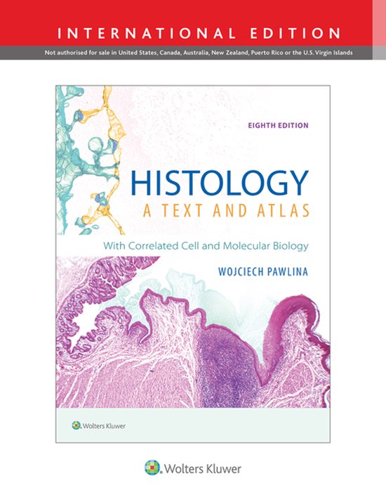 HISTOLOGY TEXT & ATLAS 8E (INT ED) PB - cover