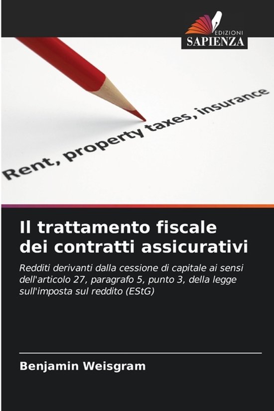 Il trattamento fiscale dei contratti assicurativi - cover