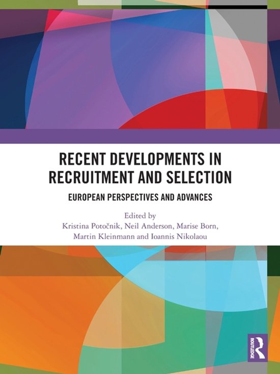 Recent Developments in Recruitment and Selection - cover