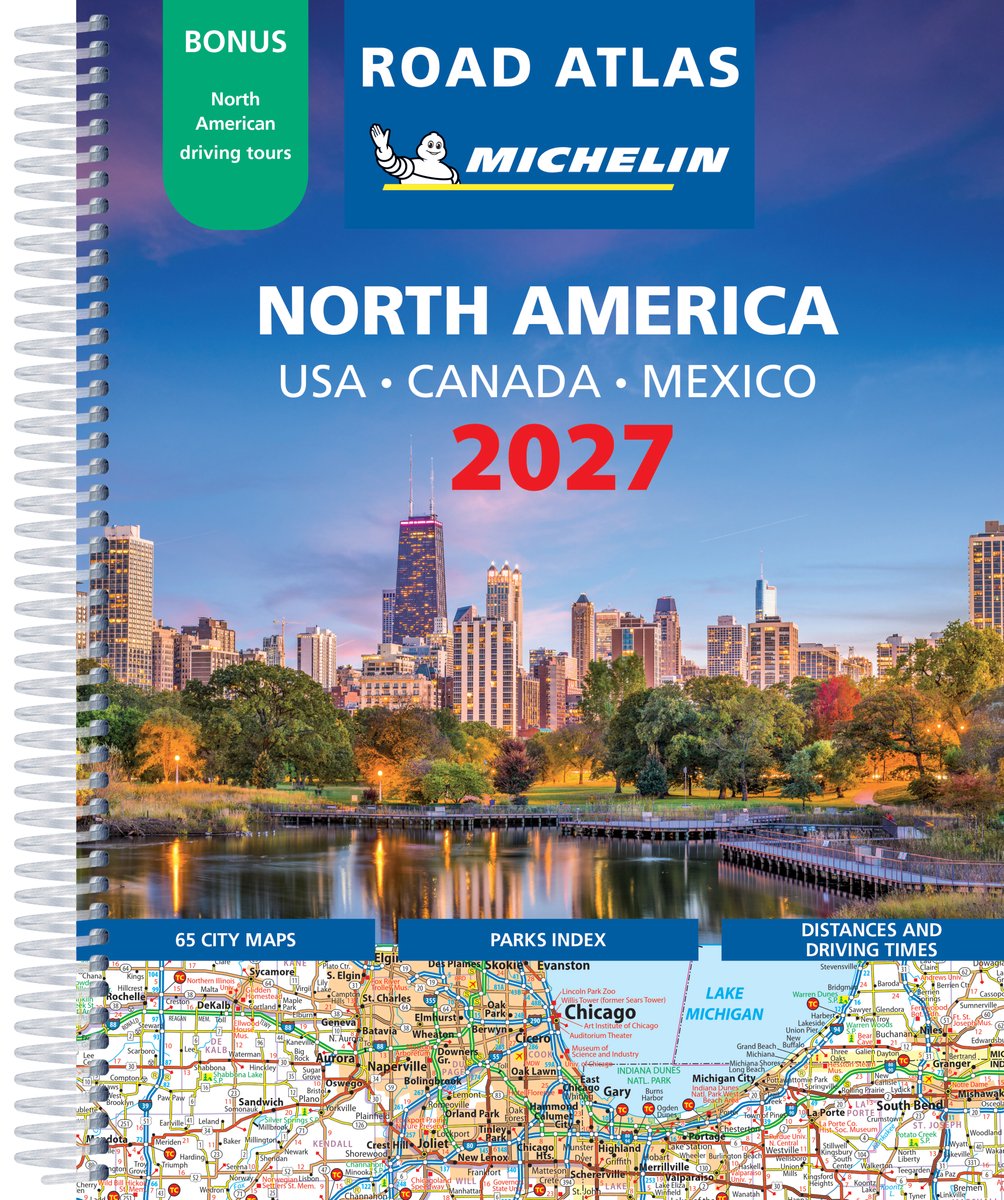 Usa - Canada - Mexico 2027 Road Atlas (A4-Spiral)