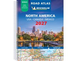 USA - Canada - Mexico 2027 Road Atlas (A4-Spiral)