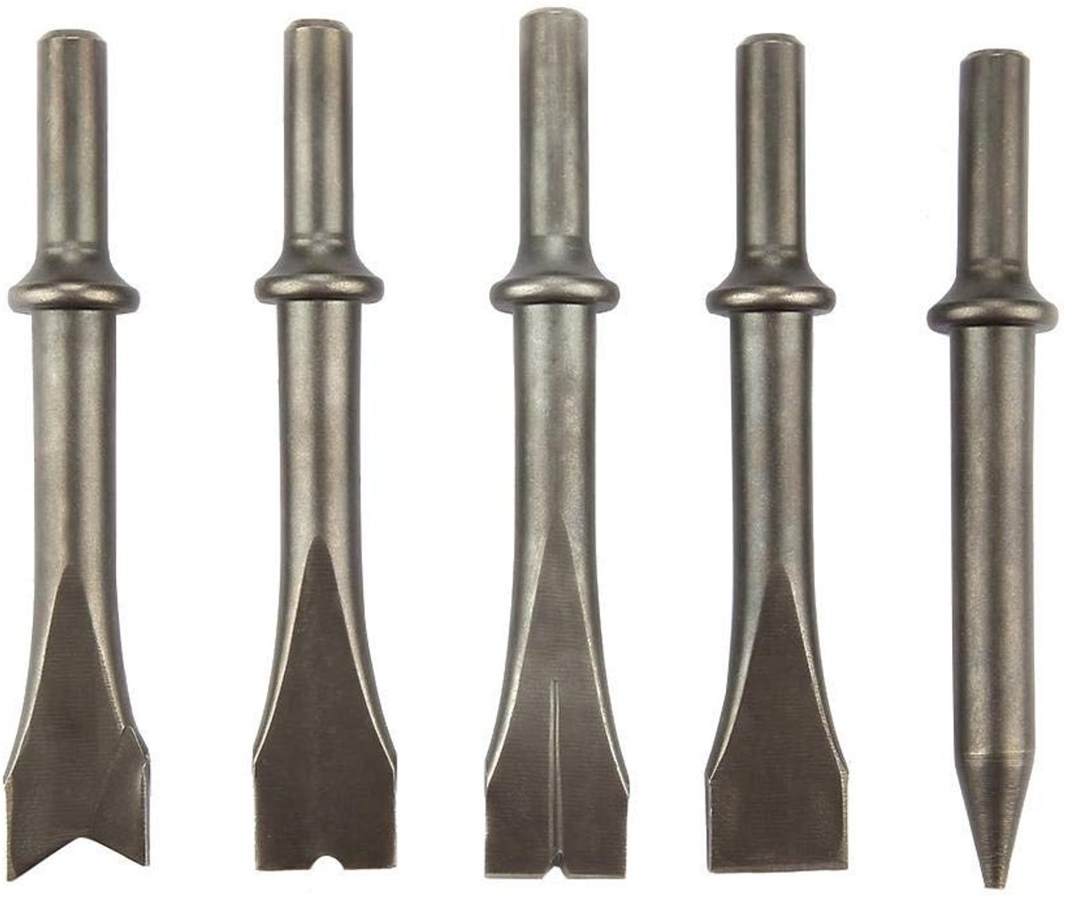 5-delige Pneumatische Hamer Chisel Set - Geschikt voor 150/190/250 Air Hammer
