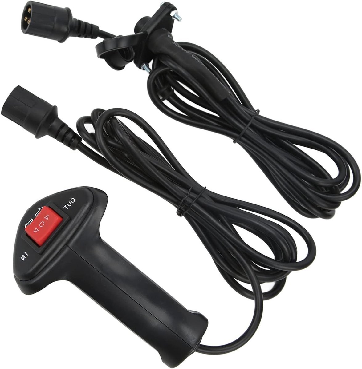 Handbediende Lier Controller - Afstandsbediening Lier - Voertuig Lieren - Plug-and-Play Systeem - 21 x 11 x 11 cm - Zwart