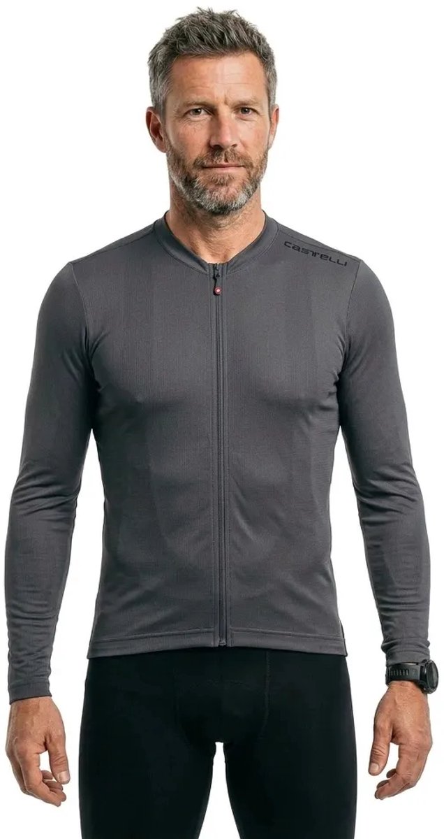 Castelli Espresso 2 Trui Met Lange Mouwen Grijs L Man