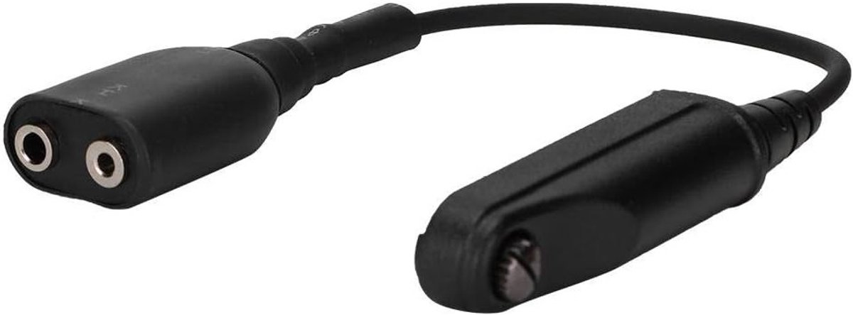2-Pin Audio Kabel Adapter voor Walkie Talkie, Compatibel met BF-9700, A-58, UV-5R en UV-9R Plus, Hoofdtelefoon Interface en Accessoires