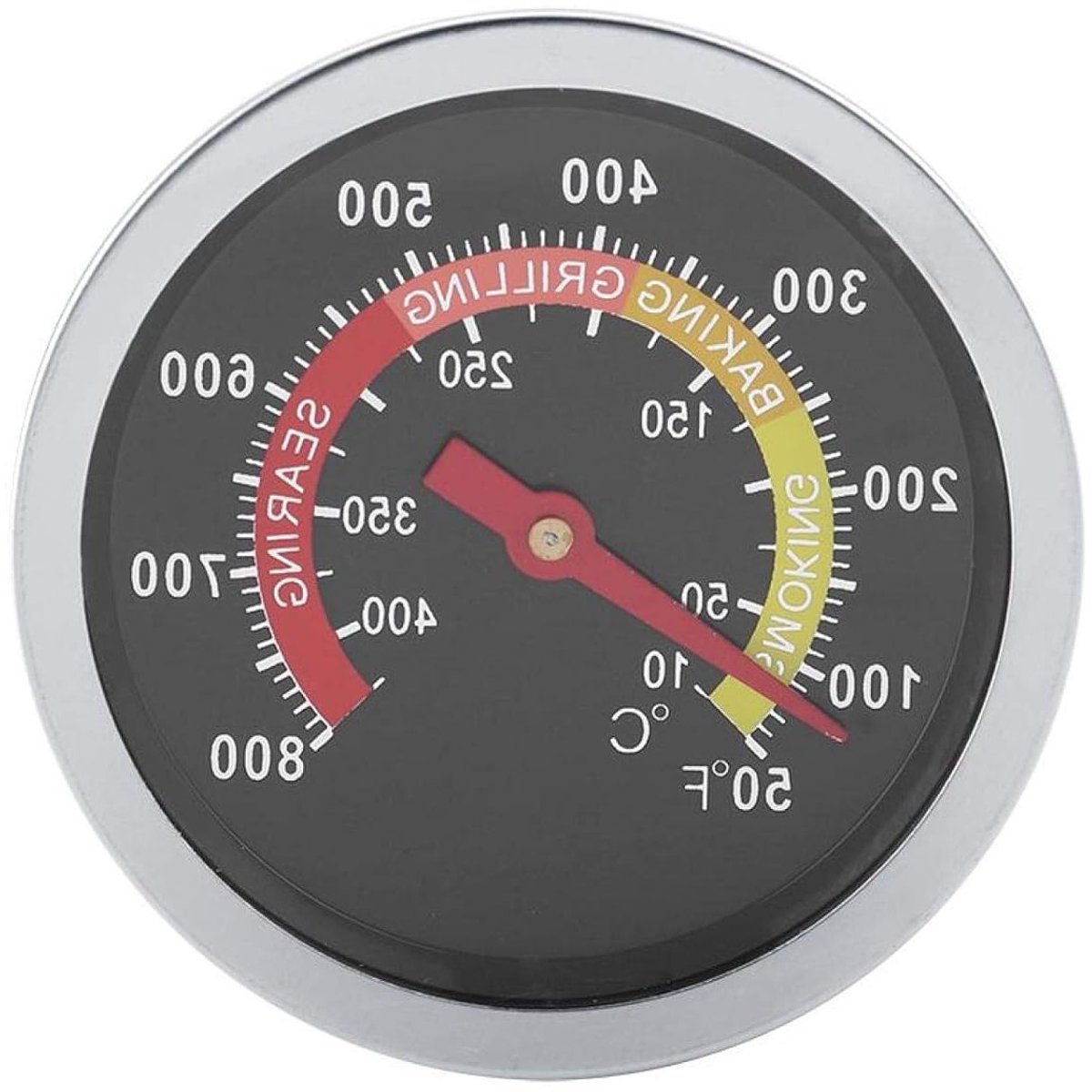 Stainless Steel BBQ Thermometer voor Nauwkeurige Temperatuurmeting bij Barbecue en Grillen