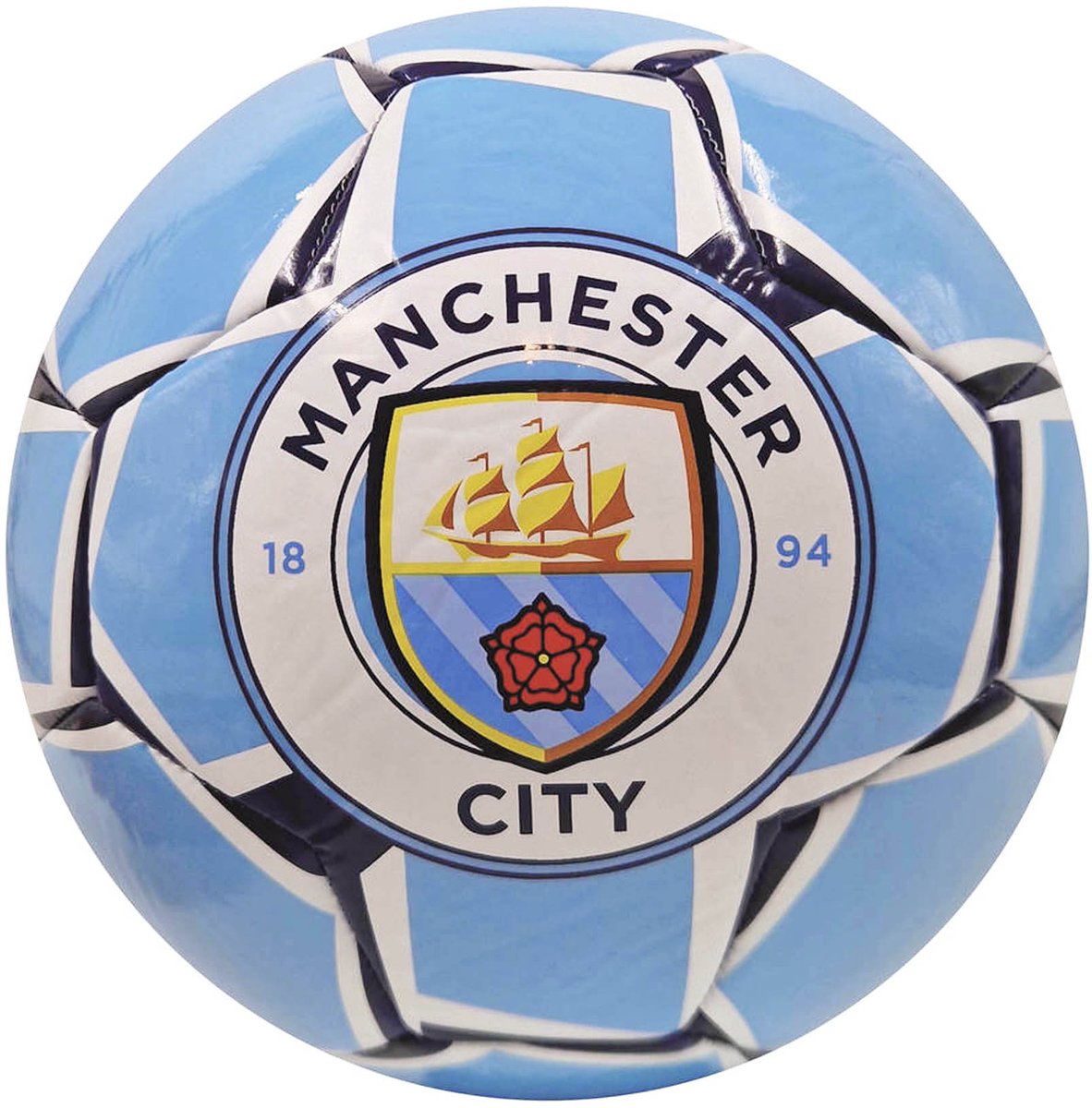 Manchester City bal OT blauw - Maat 5