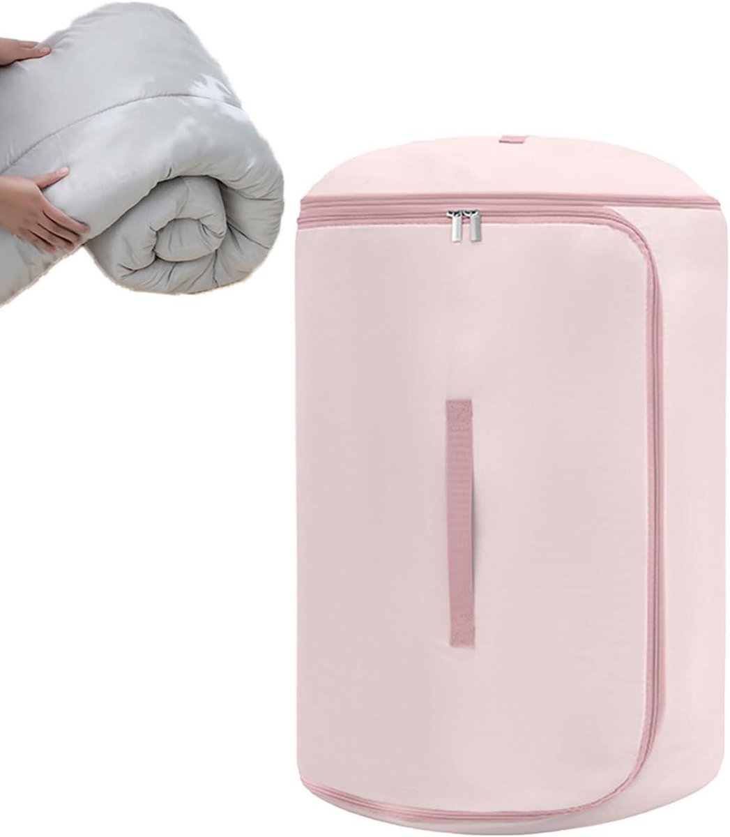 Opbergzakken - Compressiezakken - Ruimte Besparen - Zelfcompressie ontwerp - L - Roze