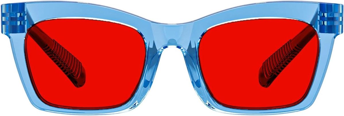 Blauw licht blokkerende bril - Slaapbril computer - Betere slaap bevorderen - Rood getinte lenzen - Uniseks volwassene - Zwart