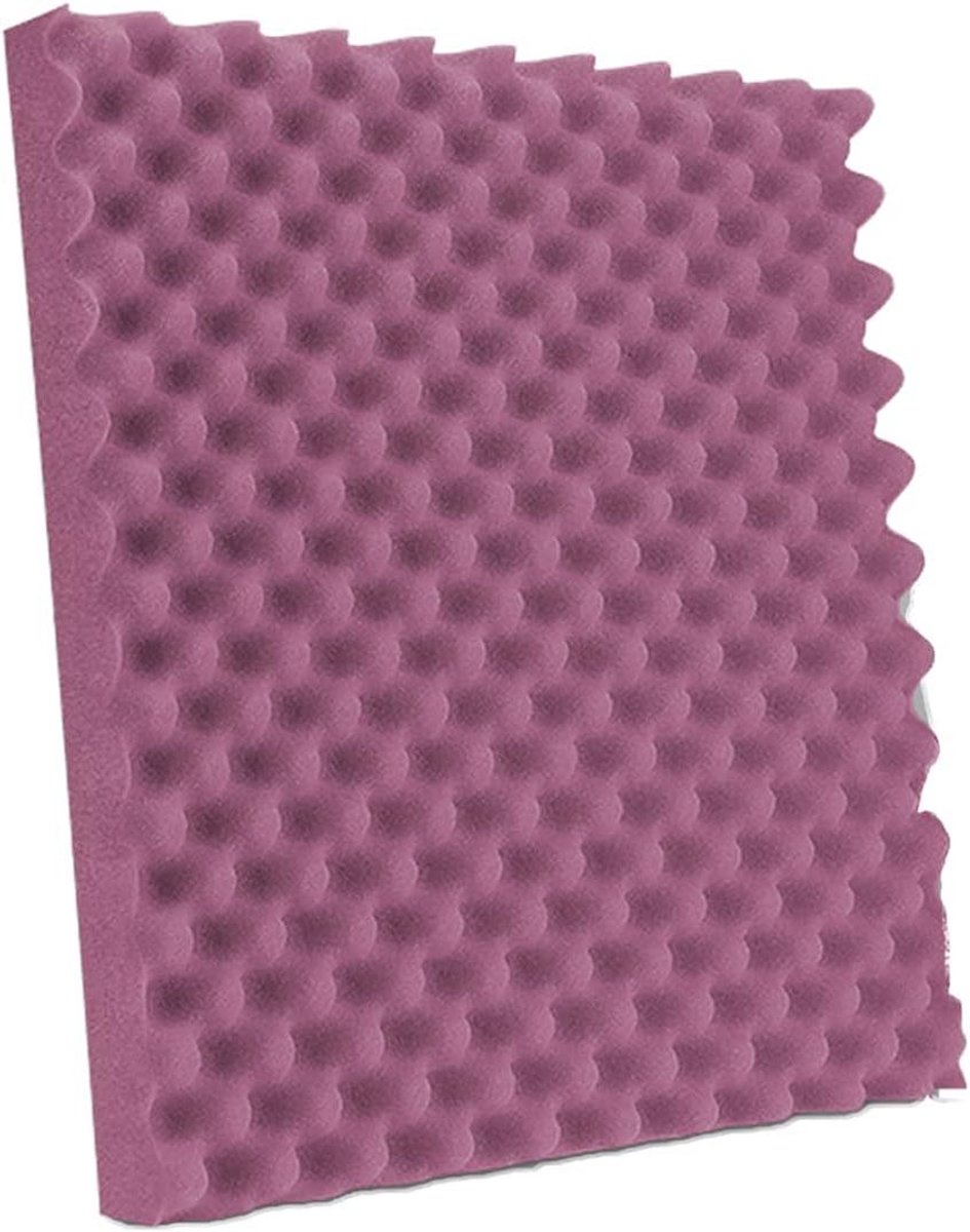 Akoestische panelen - Geluidsisolatie bekleding - Ruimte verbetering - Hoge dichtheid schuim - 10 stuks - Zwart