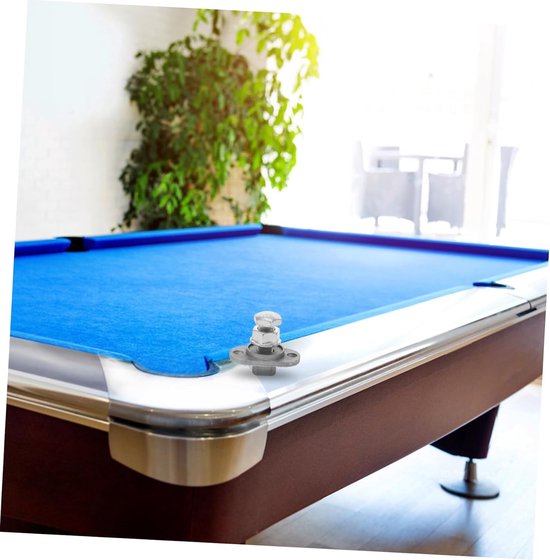 Pooltafel Schroeven - Nivelleer Schroeven - Tafel Afstellen - Aluminium Profiel - 6x5x3 cm - Zilver — afbeelding 4