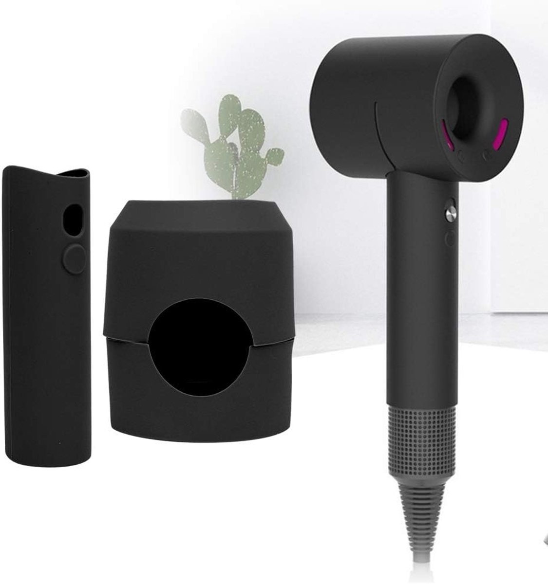 Beschermende Silicone Hoes voor Föhn - Schokbestendig, Antikras en Stofdicht Reisset voor Haarstyling