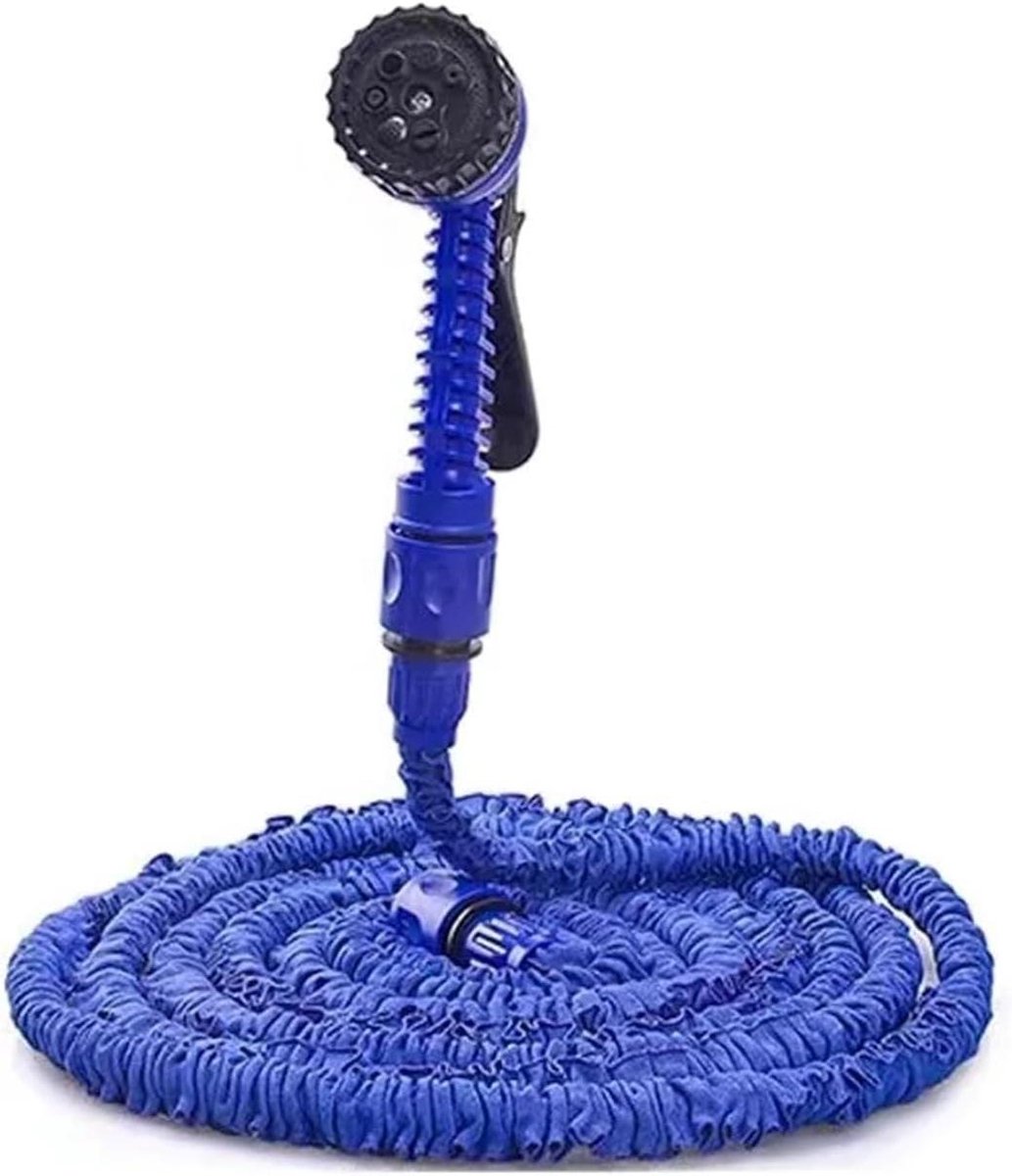 Tuinslang Uitbreidbaar - Flexibele Waterslang - Tuin Water Geven - Explosie Lekvrij - 375 Meter - Blauw