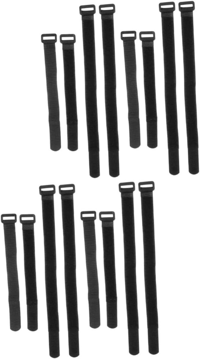 Bevestigingsriemen Set - Spanbanden Fiets - Bagage Vervoeren - Snel Los Te Maken - 8 Stuks - Zwart