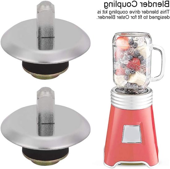 MK Stoer -Accessoire Onderdelen - Blender - Vervangende koppelingsbout - Oster - Osterizer - 2 Stuks Drive Blender Clutch Kit - Geschikt voor Oster - Zilverkleurig - Blendermodel - Onderdelen van Merkloos — afbeelding 3