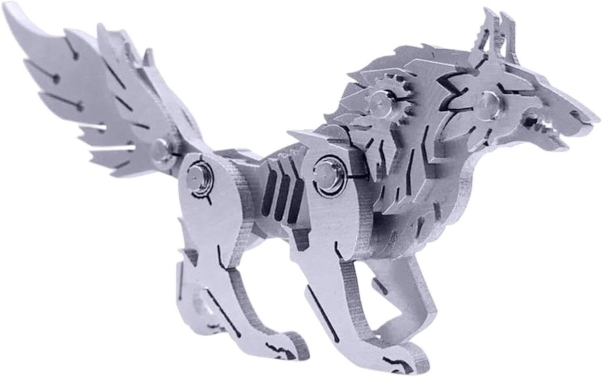 Metalen Puzzel - 3D Model - Hobby Bouwen - Zonder Lijm - 9.7 cm - Zilver