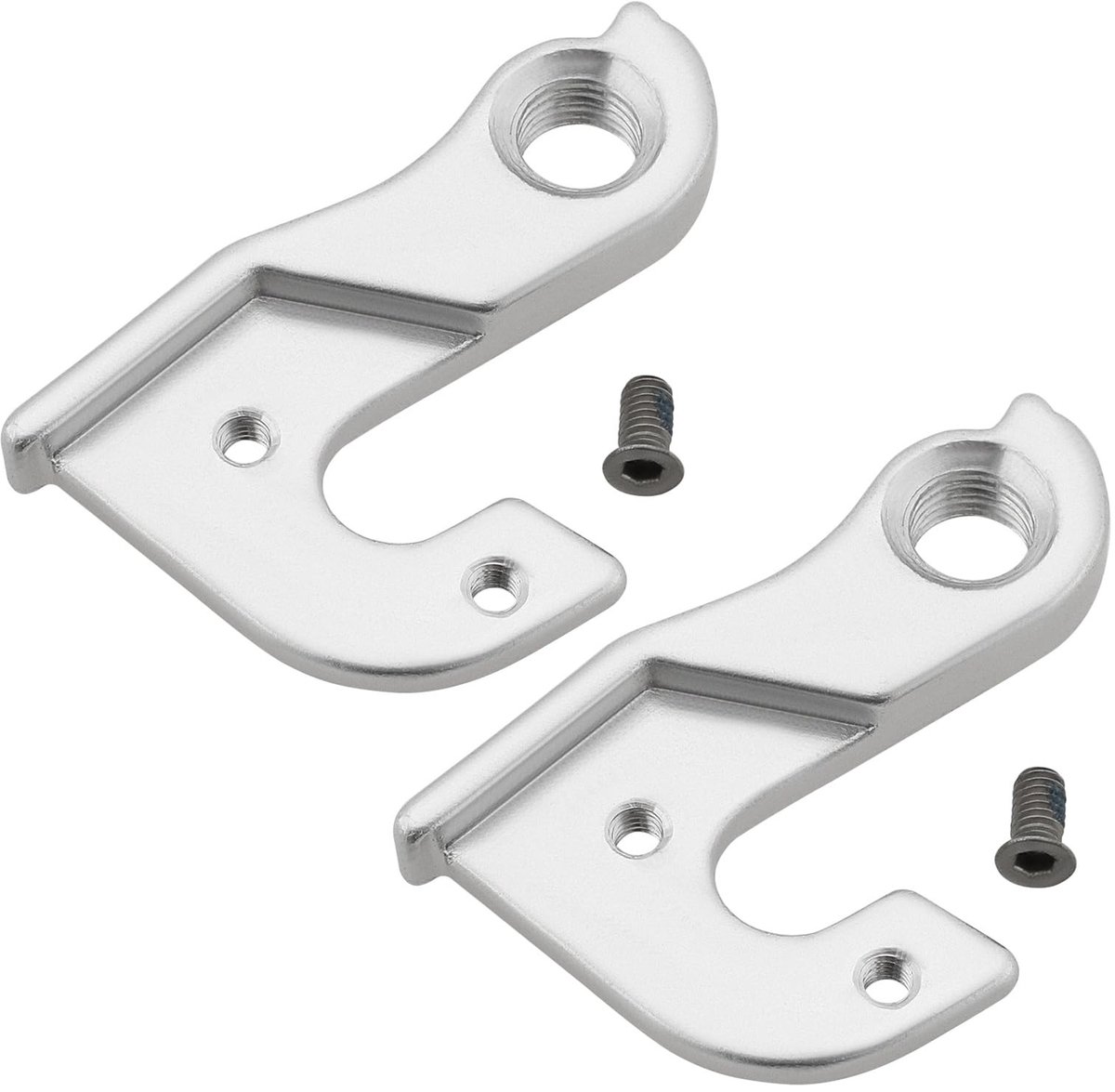 MTTproducts- Derailleurhanger Aluminium - Compatibel met Voodoo Bizango 2019 - Lichtgewicht 15 g - Stabiliteit - Nauwkeurige verschuivingsaanpassing - Afmetingen 60 mm x 38 mm - Fietsaccessoire