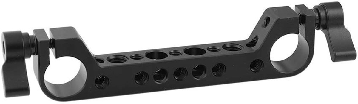 MTTproducts - 19mm Dual-Port Rod Clamp Bracket - Camera Rig Ondersteuning - Robuuste Klem - Universeel - Accessoires Bevestigen - Voor Videoproductie -...