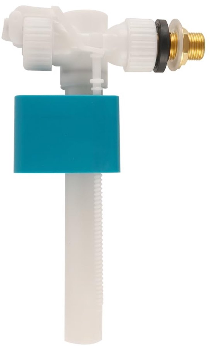 MTTproducts- Inlaatklep Zij-ingang - Toilet Tank Accessoire - 4-punts Koper - Vulklep - Ruimtebesparend - Slim Installatieontwerp