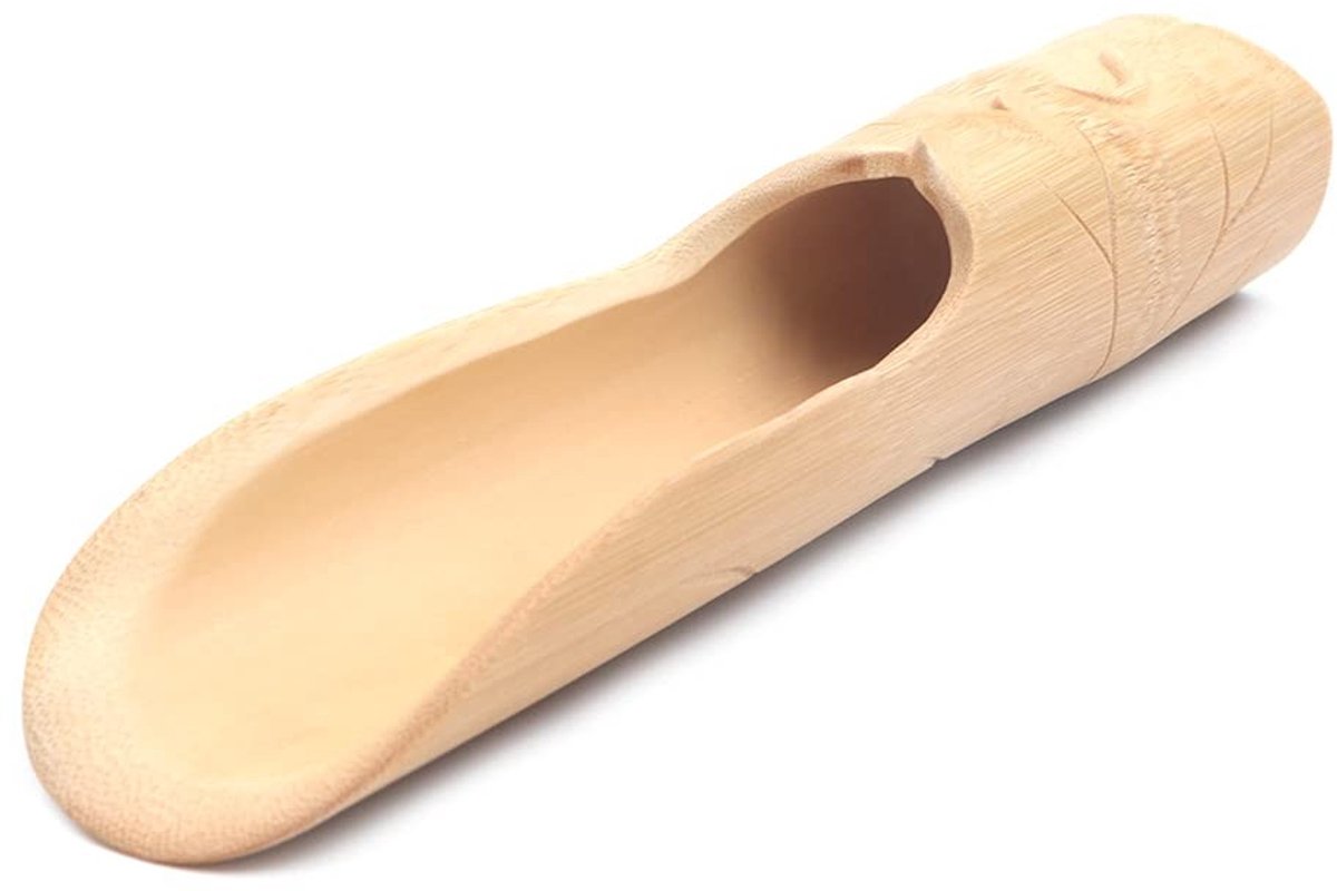 MTTproducts- Theelepel Bamboe Lotus Vorm - Thee Accessoires - Thee Benodigdheden - Theeceremonie - Gezond Materiaal - Hoogwaardige Kwaliteit - Theeschep