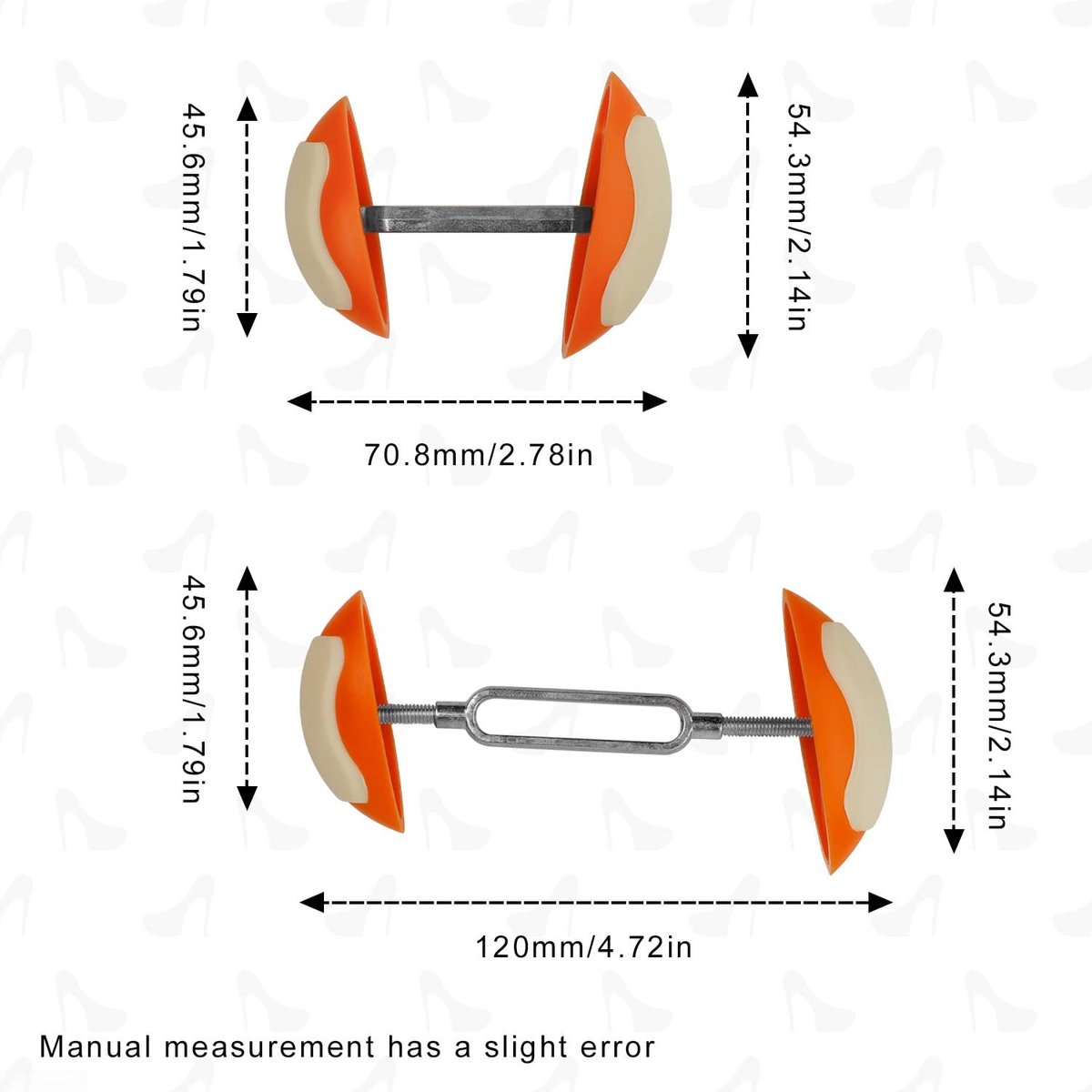 MTTproducts- Schoenspanners Antislip - Verstelbaar 7-12 cm - Schoenoprekker - Schoenspanner Hout - Zinklegeringsschroeven - Corrosiebestendig - Schoenondersteuning