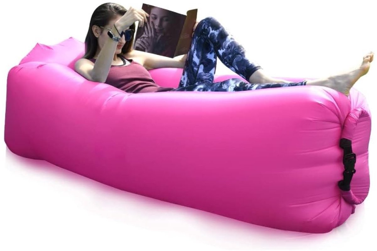 Cosensi- Opblaasbare Lounger Ergonomisch - Opvouwbare Sofa - Hangmat - Voor Strand/Camping - Lichtgewicht - Comfortabele Hoofdsteun - Luchtbank