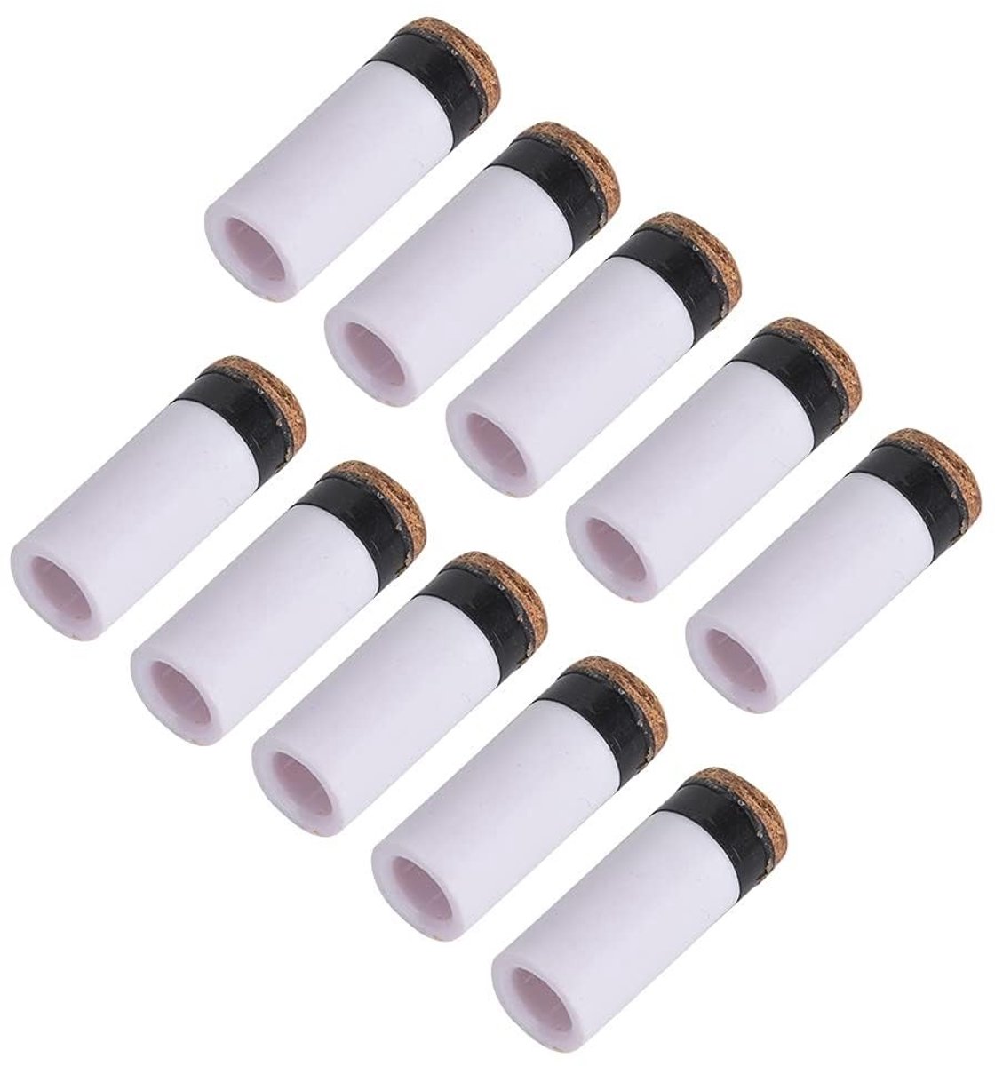 Cosensi- Biljartkeup Vervangset - 10 Stuks Cue-tips 10/11/12/13 mm - Eenvoudig Te Monteren - Geen Lijm/Gereedschap Nodig - Verbeterde Prestaties - Biljarttip