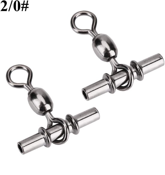 Cosensi - vissen crimp swivel connector - T-vormige carabiner - kruislijn haken - visaccessoires - voor hengelsport van Cosensi — afbeelding 4