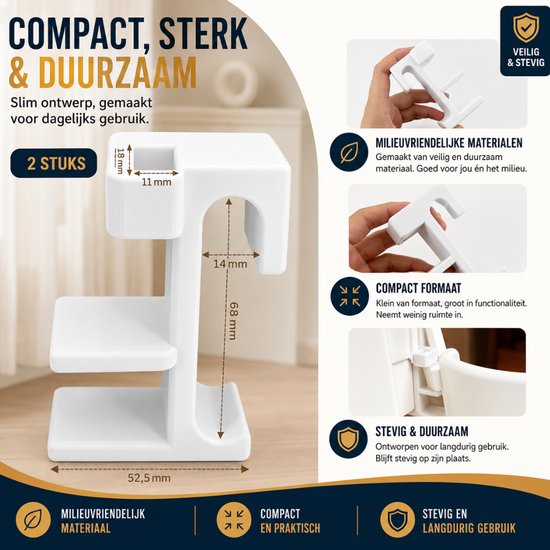 Babyset adapter voor oudere modellen van de Tripp Trapp-stoel, geproduceerd vóór 2003 - Zwart - V2 - Makkelijke bevestiging — afbeelding 2
