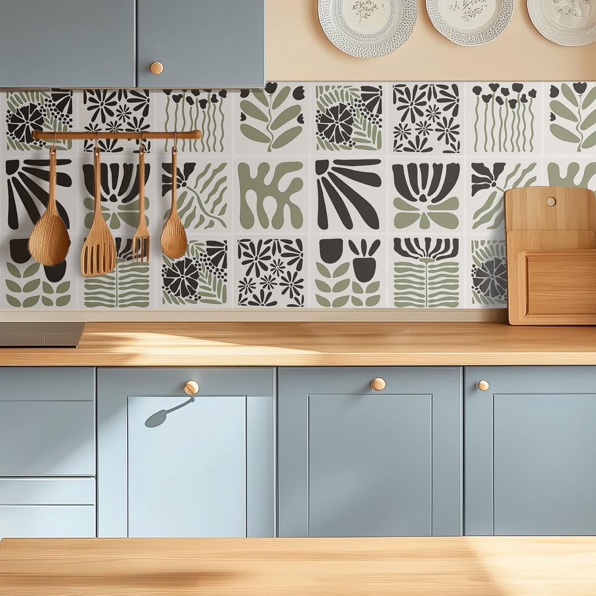 Cosensi- Tegellijm - Muurstickers - 20 Stuks - Zelfklevende Tegelstickers - Voor Badkamer/Keuken - Eenvoudig aan te brengen - Verwijderbaar zonder schade - Muursticker