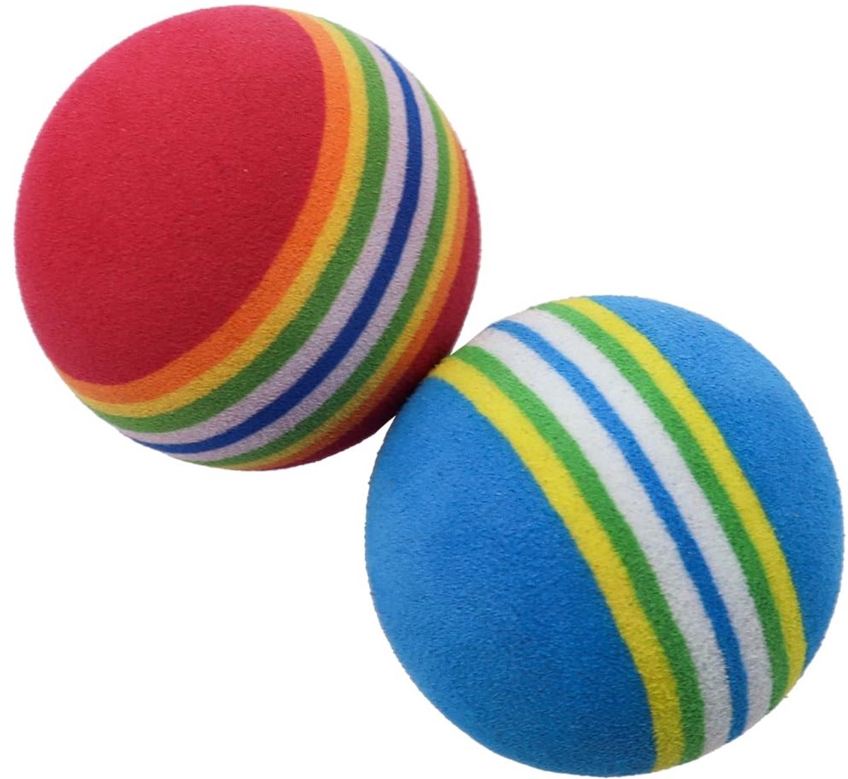 Cosensi- Oefengolfballen 2 stuks - Zachte Schuimtrainingsballen - Veilig voor Binnen/Buiten - EVA-Materiaal - 4,2 cm - Lichtgewicht 3 gram - Golfballen
