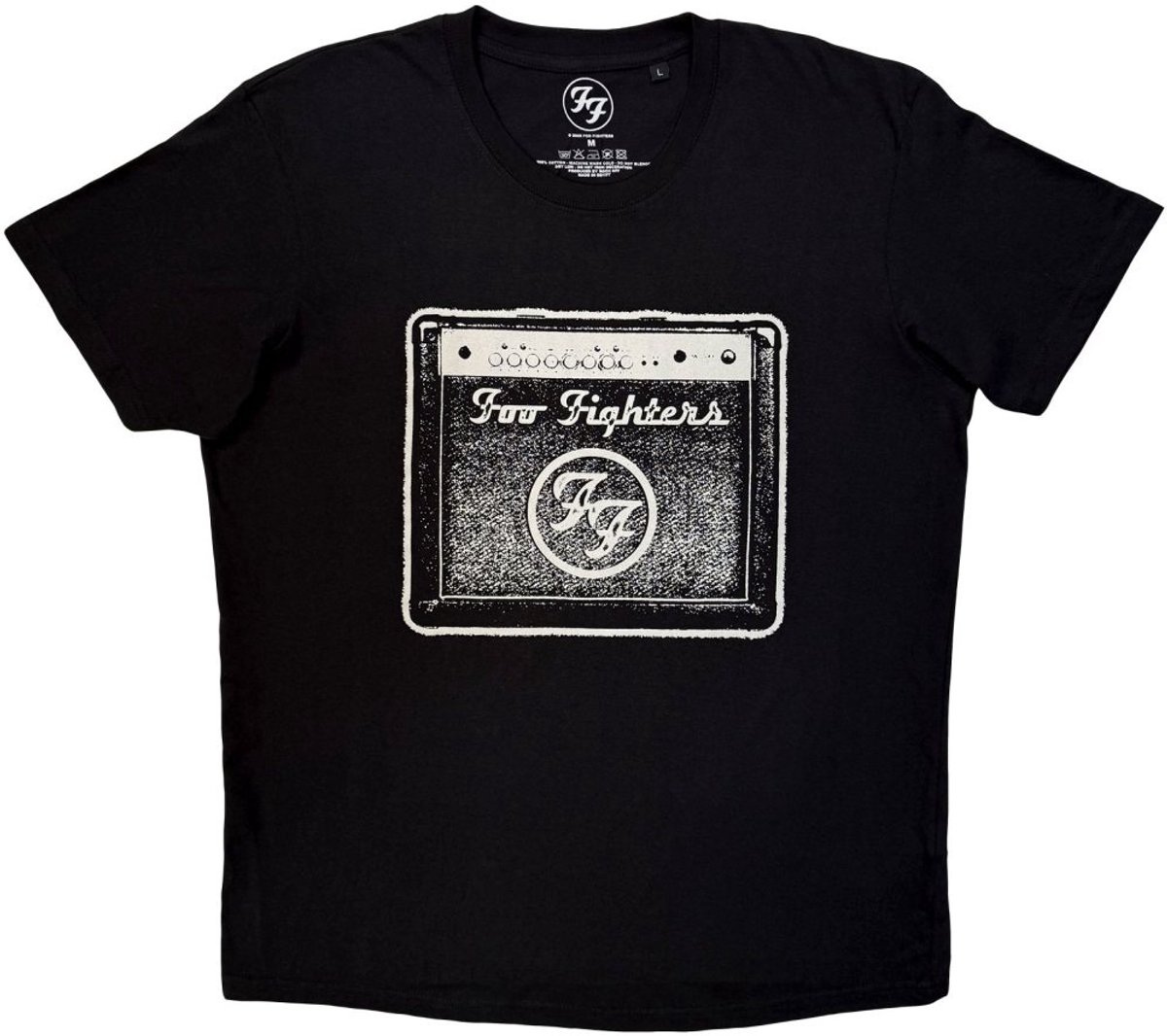 Foo Fighters - Amp Heren Tshirt - M - Zwart