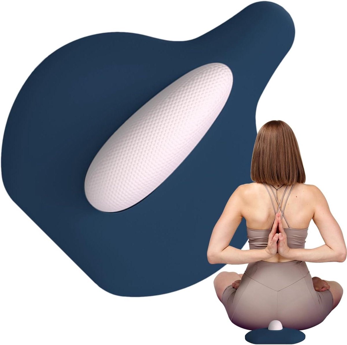 Bekken Bodem Trainer - Heup Trainer Benen - Spierversterking Bekken - Ergonomisch Ontwerp - 25x20x12 cm - Blauw