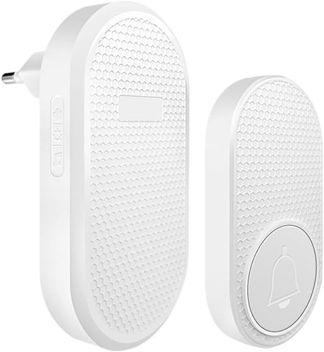 Draadloze Deurbel - Slimme Pager - Bezoek Ontvangen - Instelbaar Volume - 300m Bereik - Wit