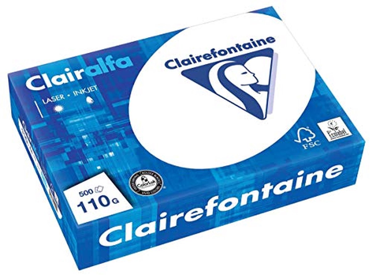 A4 Papier, 110g, Wit - 4 Stuks