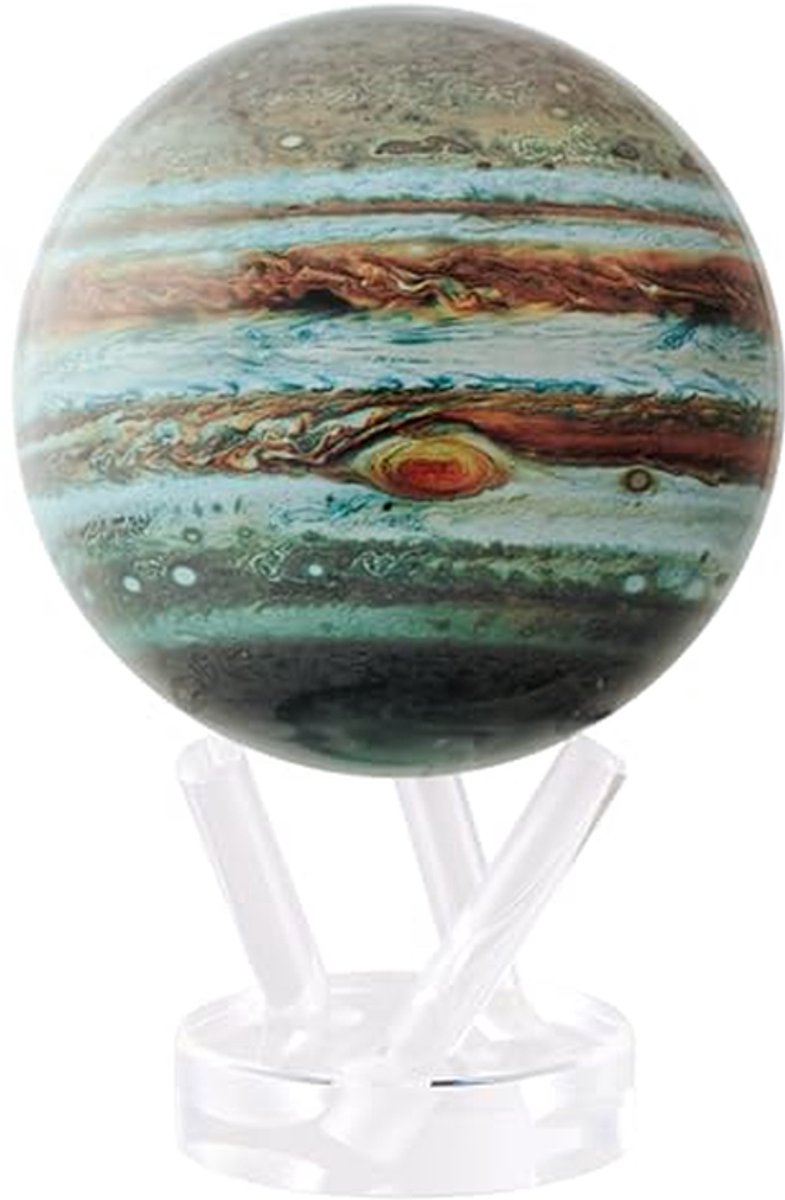 Zonovoltaïsche Draaiglobus 4.5" - Unieke Decoratie en Cadeau