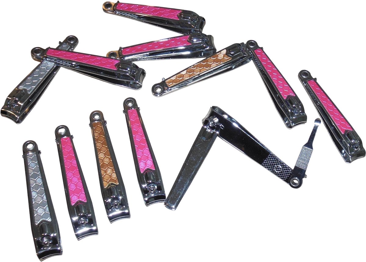 12x Nagelknipper met patroon
