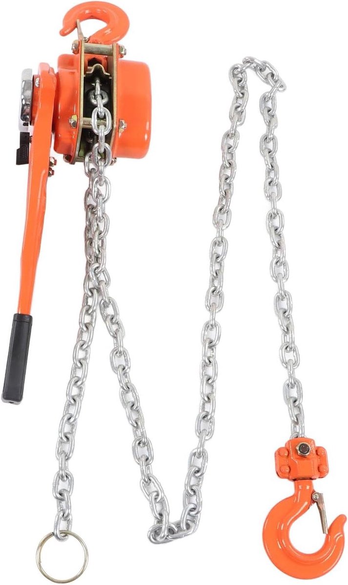 Kettingtakel Hefboom - Handtakel Rateltakel - Zwaar Materieel Hefen - 360 Graden Draaihaken - 1.5 Ton 2.5 Meter - Niet gespecificeerd