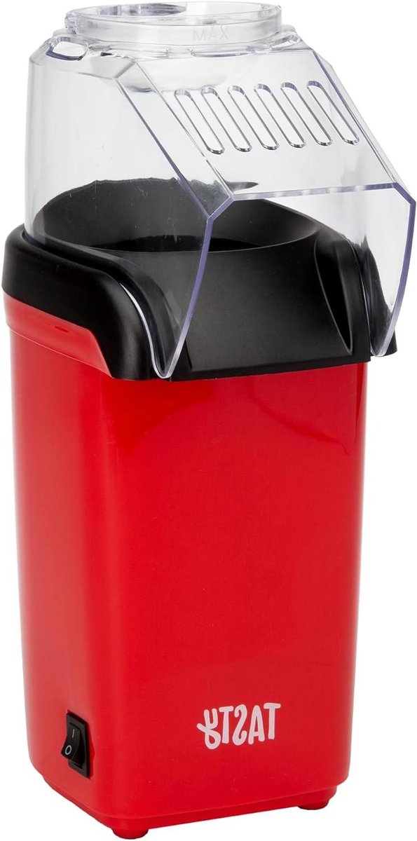 Popcorn Maker - Popcorn Machine - Snacken Thuis - Verse Popcorn Maken - 8 Kopjes - Rood