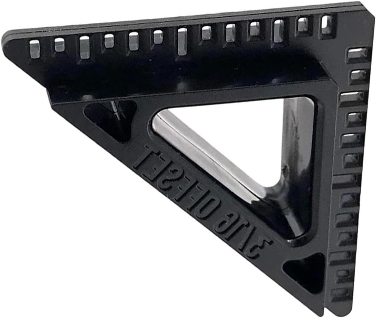 Trim Reveal Tool - Houtbewerkings Aftekenhulp - Precisie Houtbewerking - Automatisch Geleidesysteem - 6.8x3.5x1.6cm - Zwart