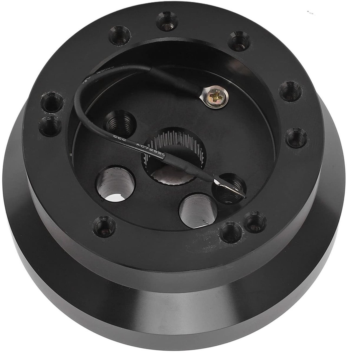 OmGoods - Dailygoody - Stuurwieladapter - Aluminium - Korte Hub - Zwart - Vervanging voor 1976-1995 - 5 6 Gaten - Geschikt voor Amerikaanse modellen