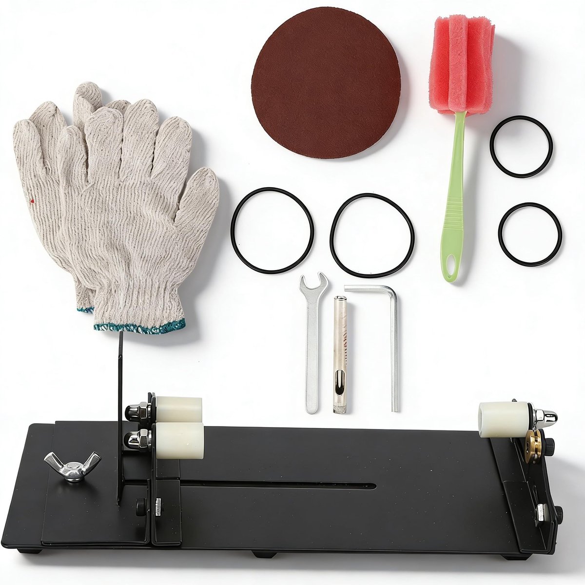 OmGoods - Dailygoody - Glazen Flessensnijder Kit - DIY Flessensnijmachine - Handig Snijgereedschap - Voor Creatieve Klussen - Metalen Snijder - Ideaal voor Deco.