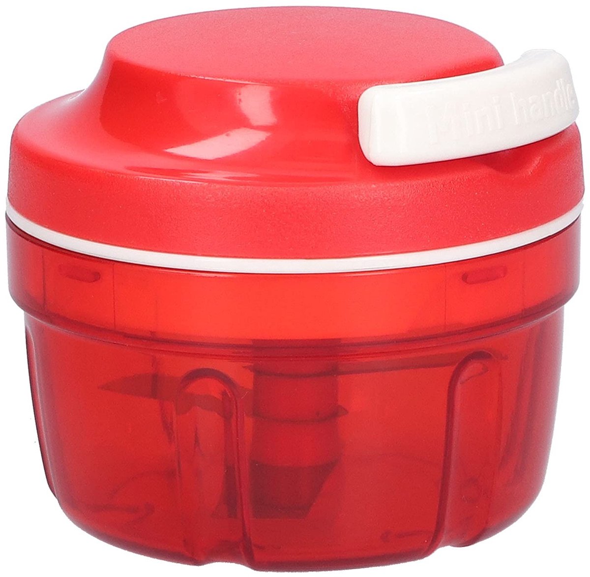 OmGoods - Dailygoody - Uiensnijder - Groentensnijder - Handmatige Chopper - Rood - Vlees Blender - Geschikt voor Groenten en Fruit