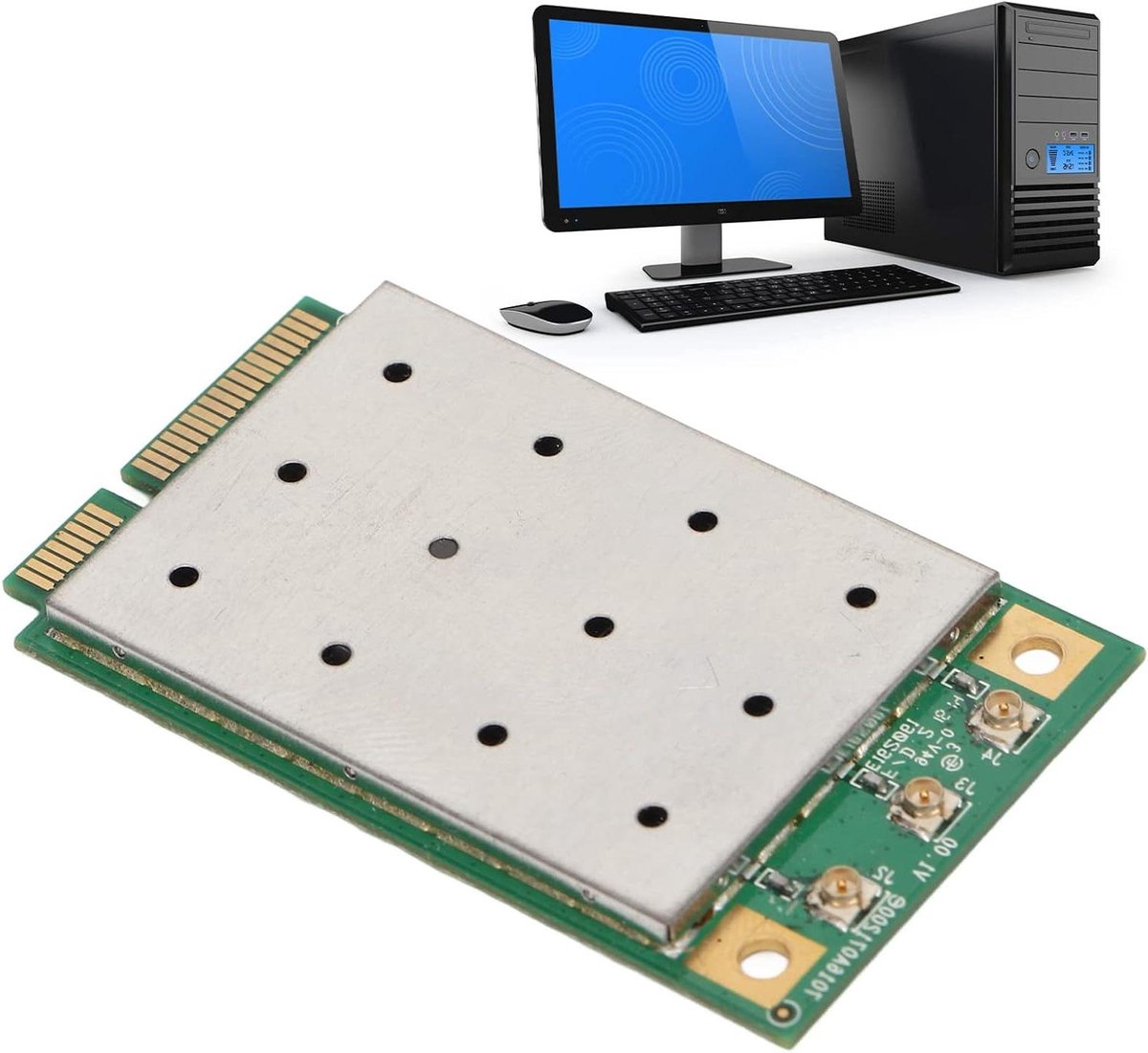 Wifi Netwerkkaart - Draadloze Kaart - Internet Verbinding - 3x3 MIMO Technologie - Mini PCIE - Niet Van Toepassing