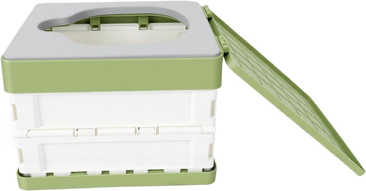 Opvouwbaar Reispotje - Draagbaar Toilet - Onderweg Zindelijk - Zachte PU Zitting - 26.5 x 8.5 cm - Grijs