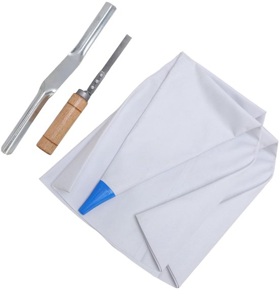 Metselmortel Zakken Set - Voeggereedschap - Voegen van stenen - Duurzame PVC constructie - 3 stuks - Grijs — afbeelding 5